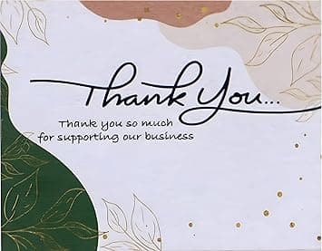 Thankyou Cards (Pack 0f 100)