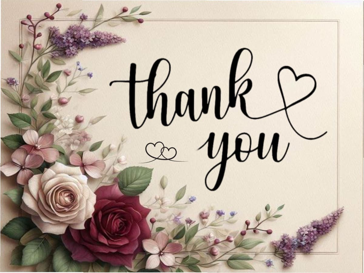 Thankyou Cards (Pack 0f 100) 