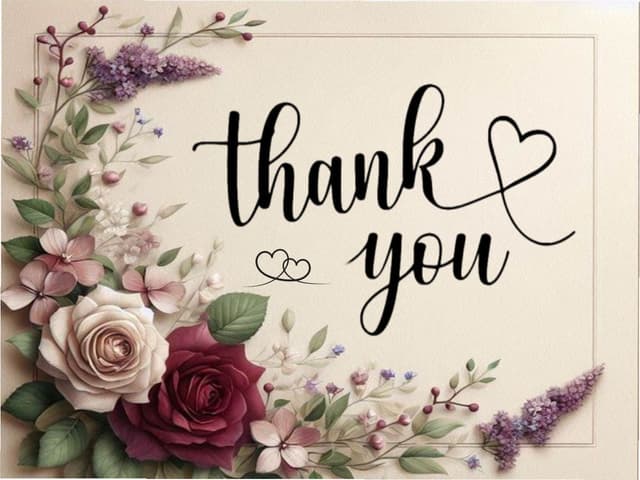 Thankyou Cards (Pack 0f 100) 