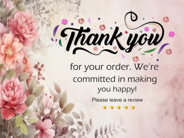 Thank You Cards  (Pack of 100) 