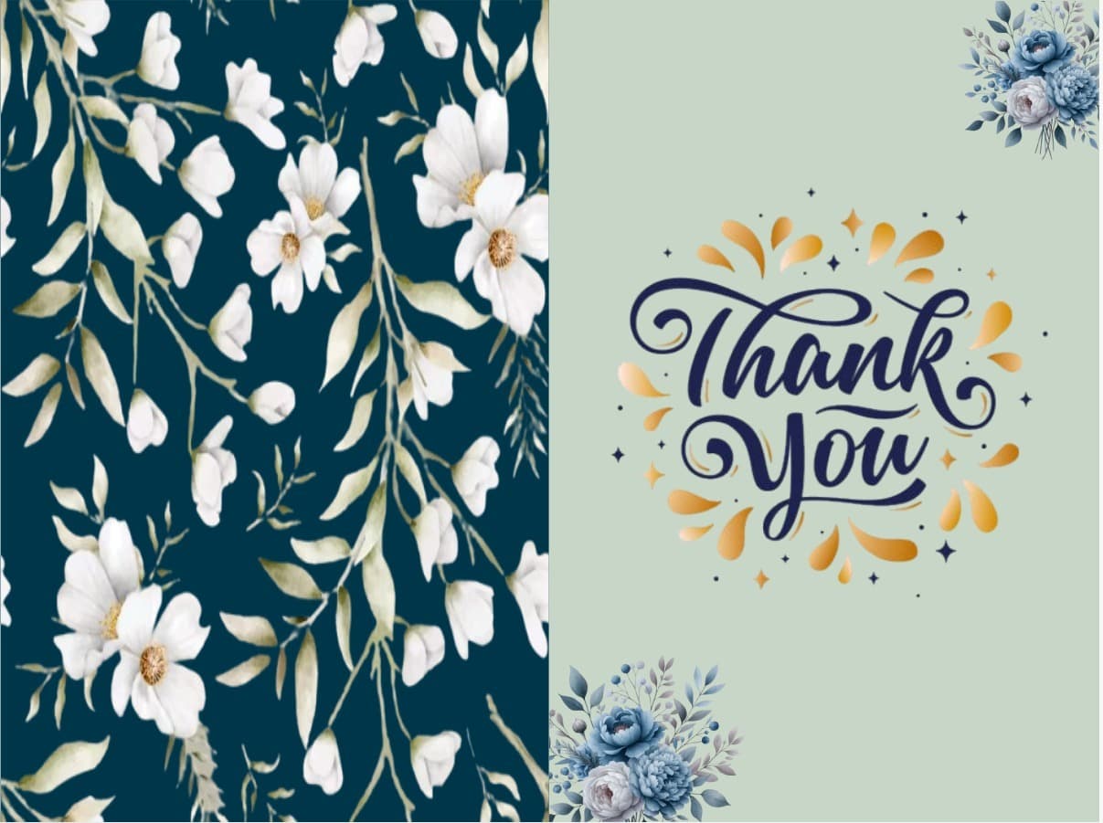 Thank You Cards  (Pack of 100) 