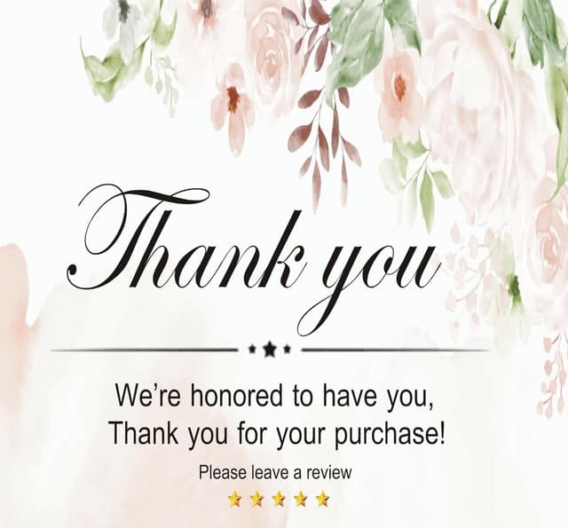 Thank You Cards  (Pack of 100) 